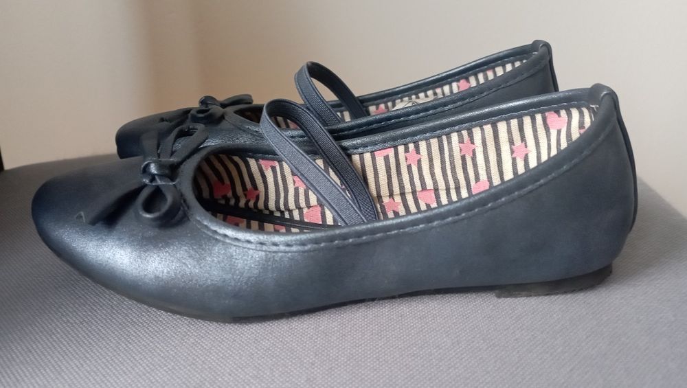 Granatowe balerinki 32 jak nowe!