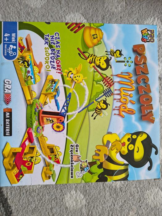 Gra dla dzieci "Pszczoły i miód"