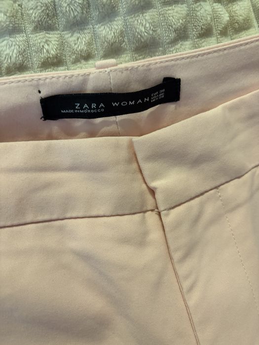 Spodnie eleganckie pudrowy róż girmy Zara rizmiar 38
