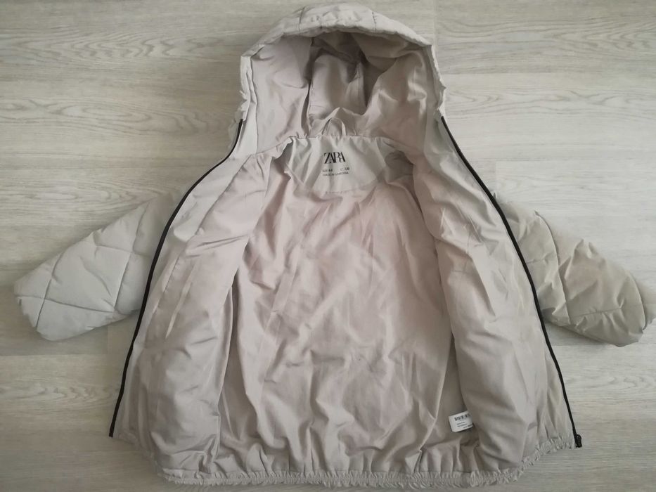 Куртка бежева стильна Zara 128 - 134 см 8 - 9 років