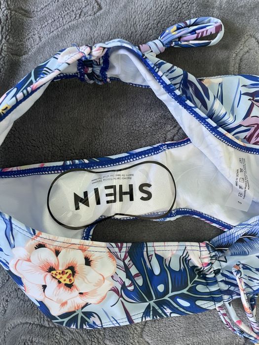Kwiecisty dół od bikini S