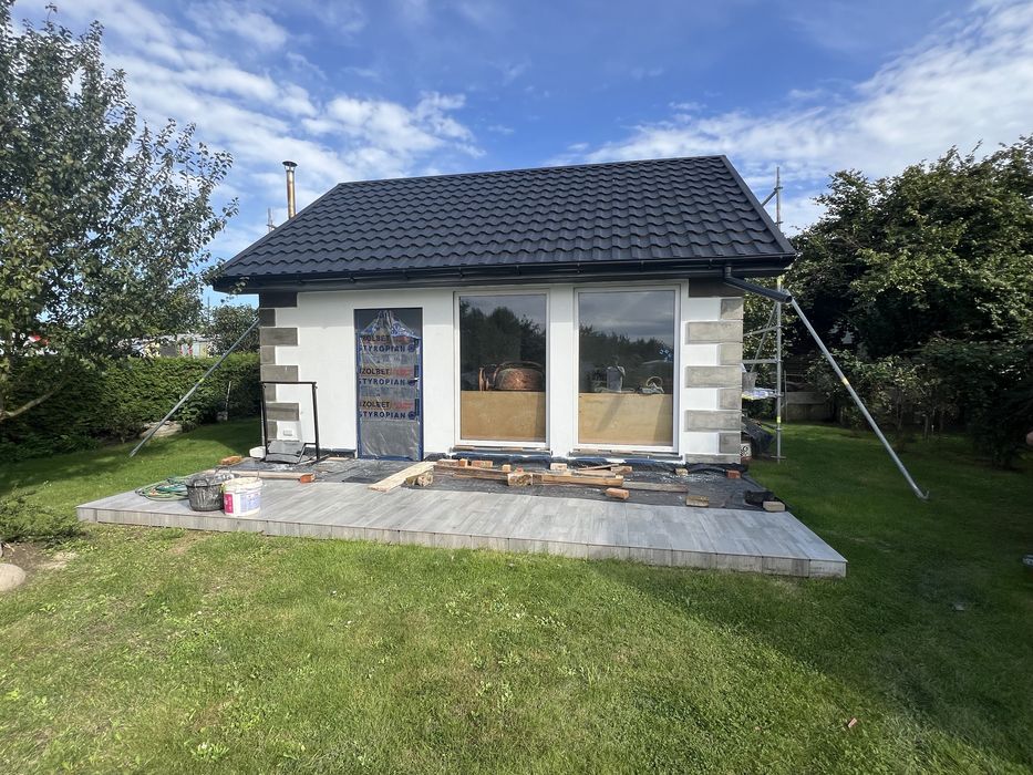 Piekna dzialka ROD i nowy domek 6km od morza Kamien Pomorski