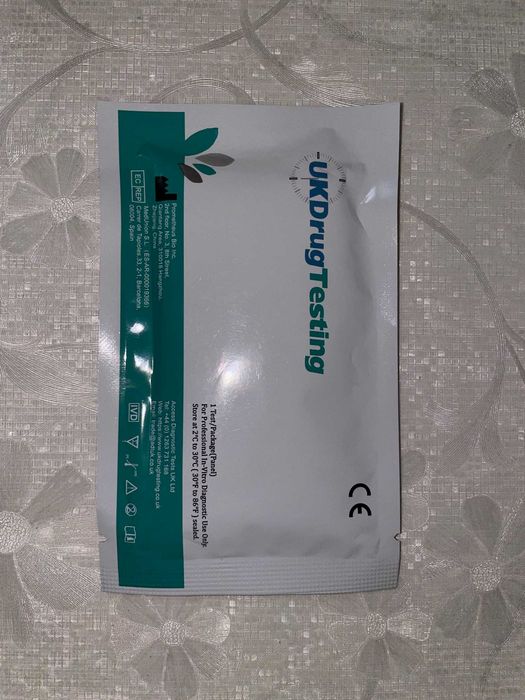 Тест на наркотики UKDrugTesting, мультипанельний аналіз сечі, новий