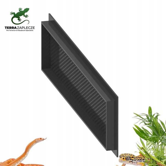 Otwór wentylacyjny do terrarium kratka 23x5,5cm TerraZaplecze