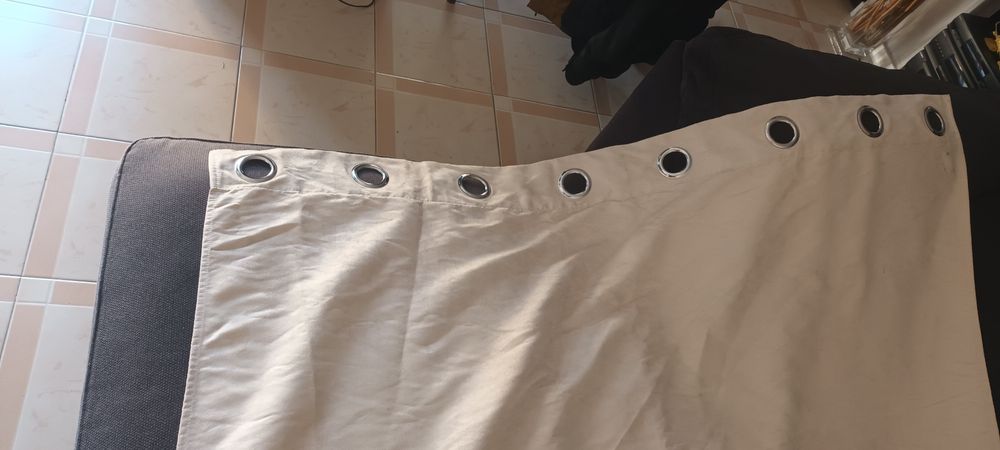 8 Cortinas grandes e cortinas rendilhadas