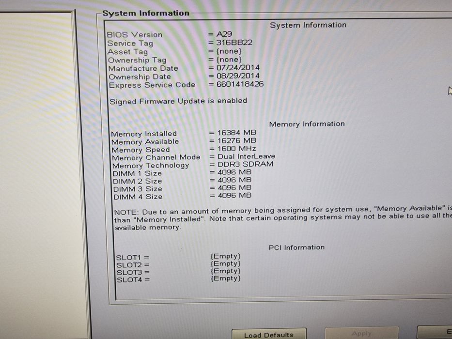 Dell 7010 i5-3470, Ram 16Gb, HDD 1000Gb
