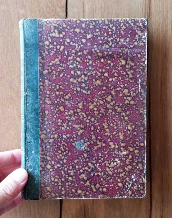 Antigo livro Manual do Sancto Rosario Padre Matheus José Rousset 1897