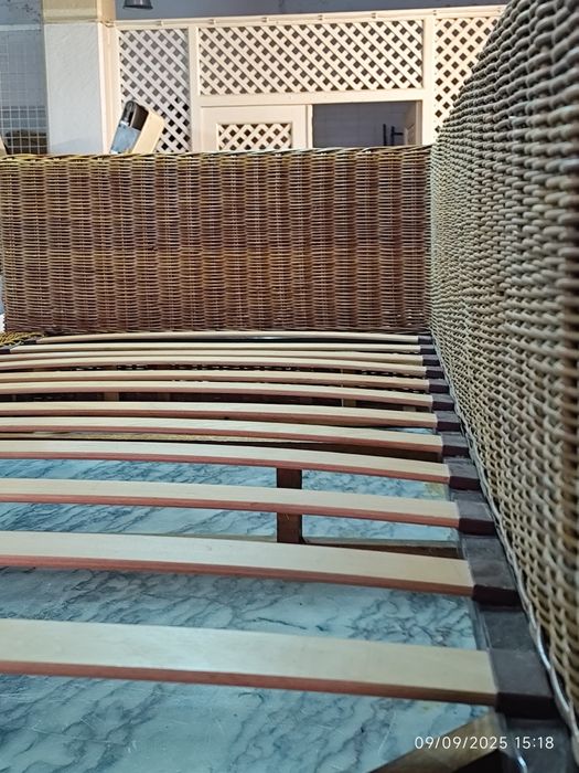 Chaise longue em vime