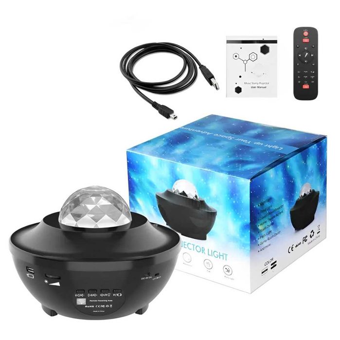 Projetor de Luz Led em forma de Disco