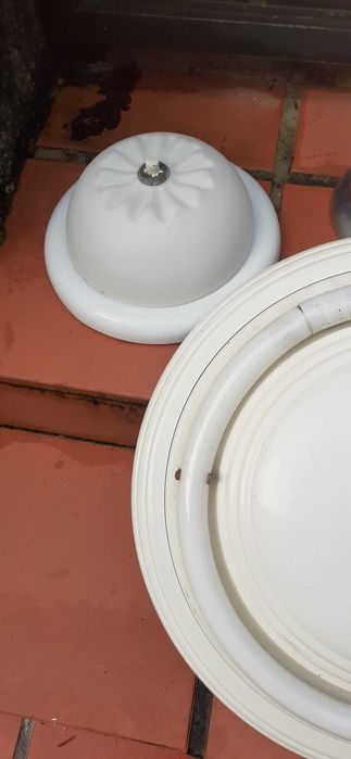 Aquecedor e candeeiros