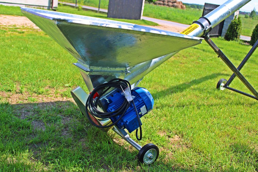 OCYNK Żmijka do zboża FI 125 20t/h Podajnik ślimakowy KUL-MET Reduktor