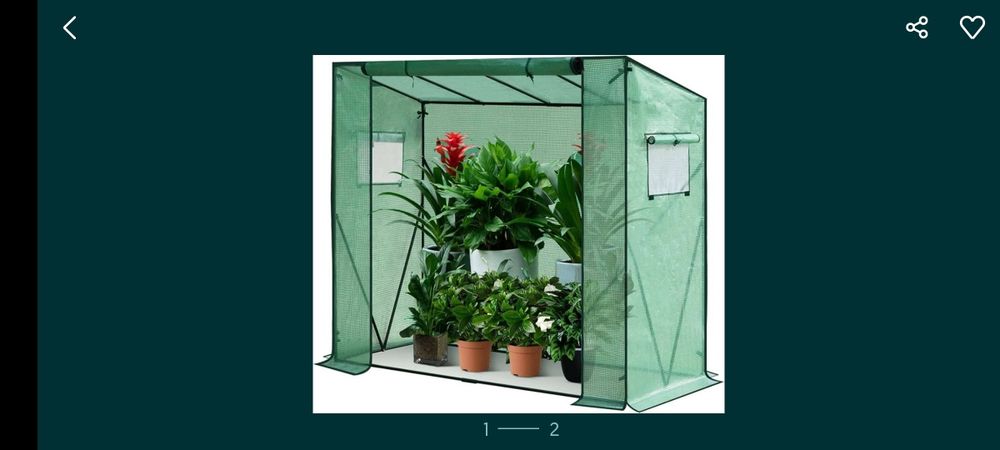 Szklarnia Foliowa ogrodowa 200x169x80cm