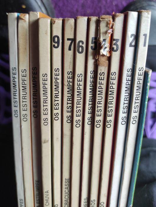 Livros dos Estrumpfes anos 80