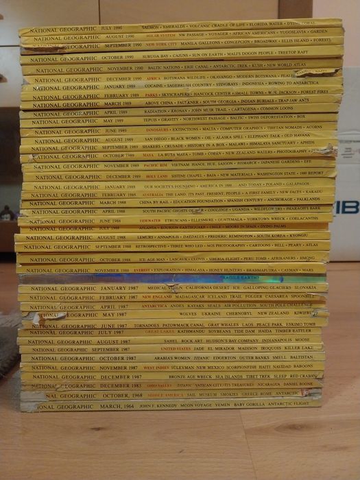 Kolekcja National Geographic rocznik od 1964