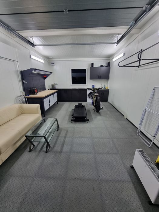 Płytki modułowe warsztatowe FORTELOCK ECO GRAY 51x51