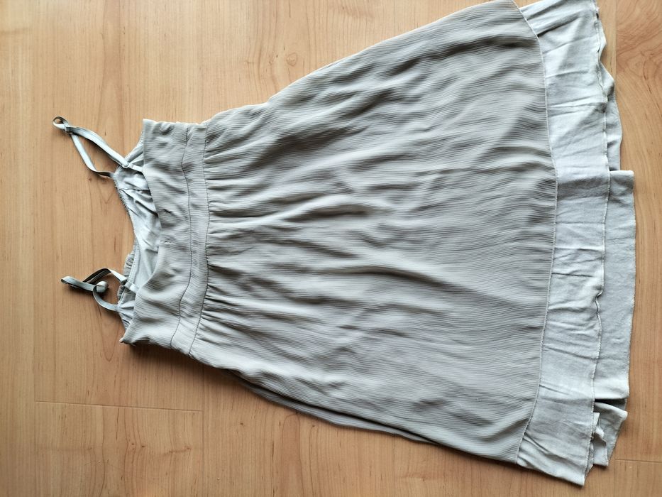 Vestido de alças forrado