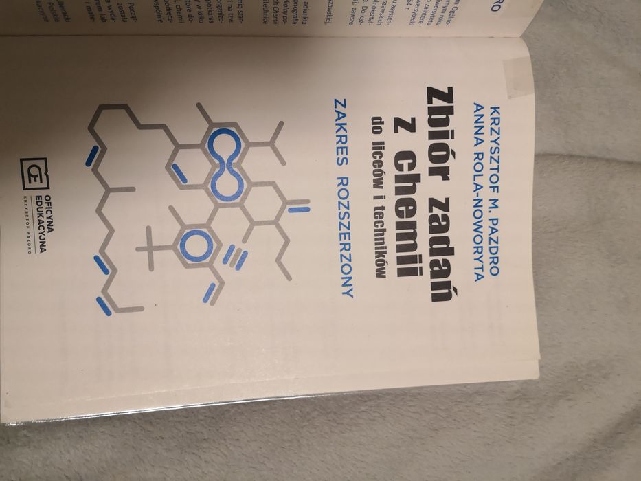 Zbiór zadań z chemii Pazdro 2019