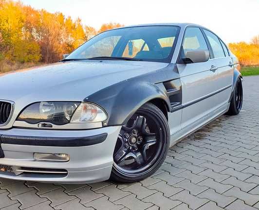 BMW E46 Sedan poszerzenia Przód Wide Body Kit Drift Daily 50 mm