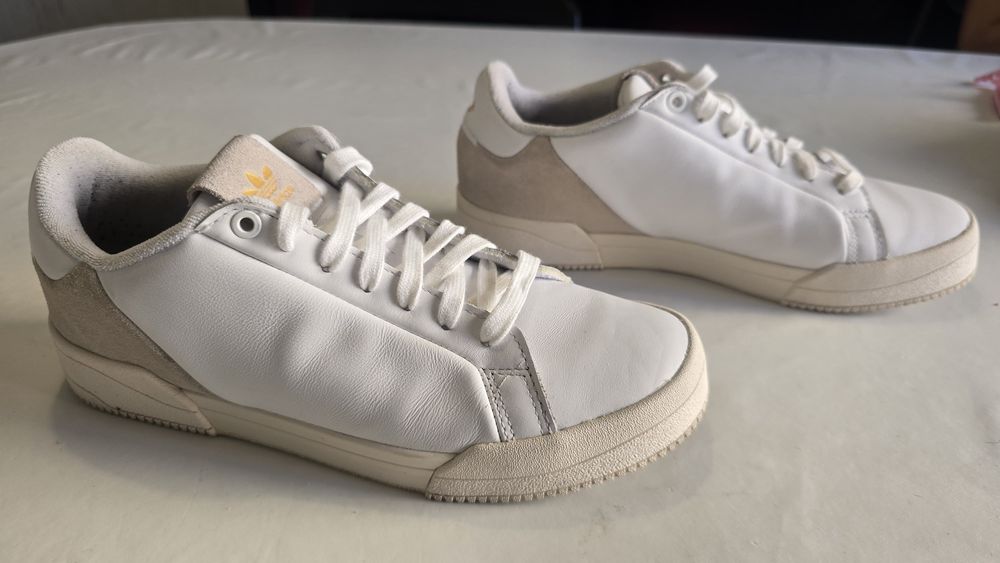 Adidas court tourino sn99 ténis 41 1/3 sapatilhas branco calçado homem