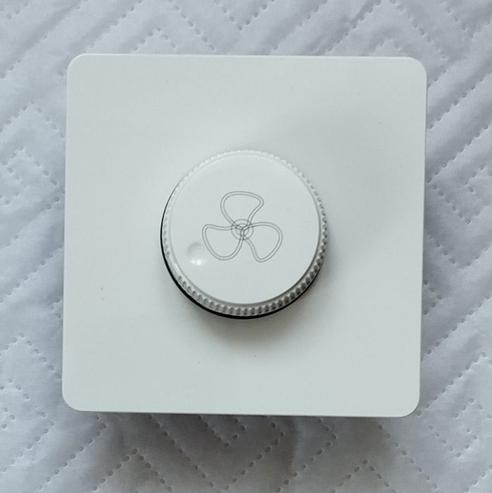 Регулятор обертів димер вентилятора design білий