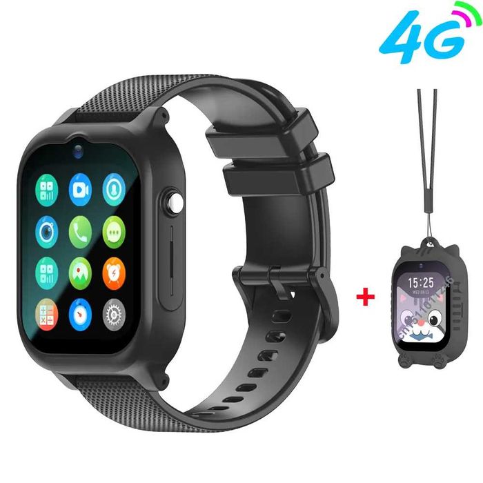 Смарт-годинник Lemfo K26H 4G, GPS, дитячий, укр. мова