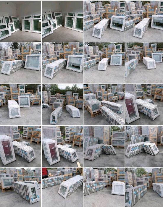 okno pcv, okna od ręki ponad 300 szt na placu