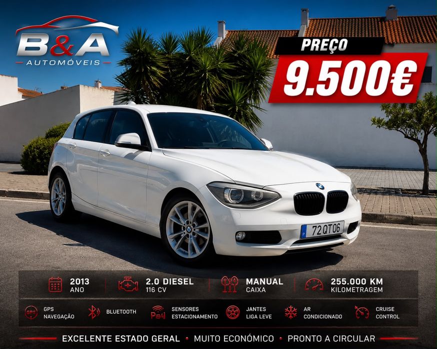 BMW 116d 2.0 | Possibilidade financiamento