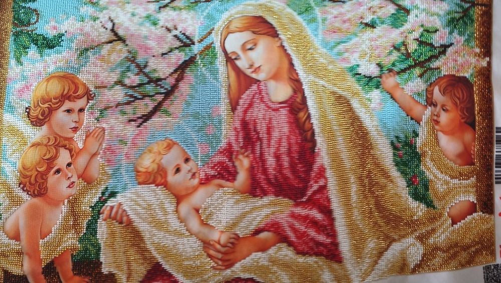 Образ вишитий бісером, ручна робота