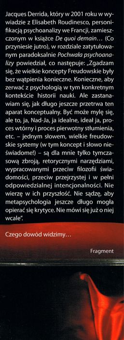 ZMIERZCH BOŻYSZCZA Michel Onfray FREUD Psychoanaliza Psychoterapia