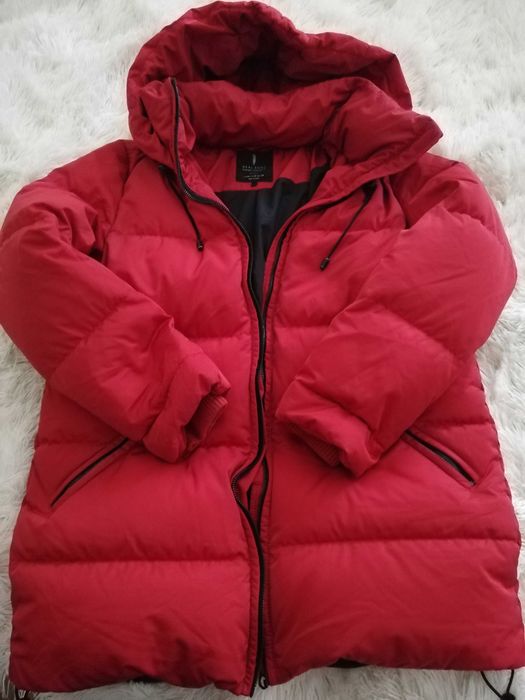 kurtka puchowa ZARA M 38 czerwona