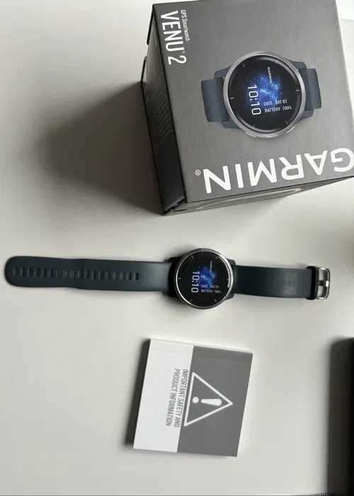 Smartwatch Garmin Venu 2 - 45 mm - Granite Blue