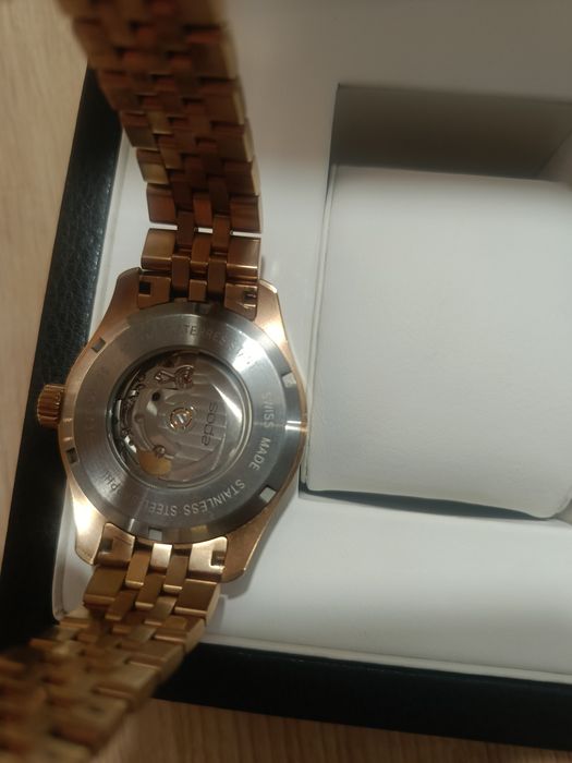 Szwajcarski zegarek męski  epos passion automatic 3501  złoty