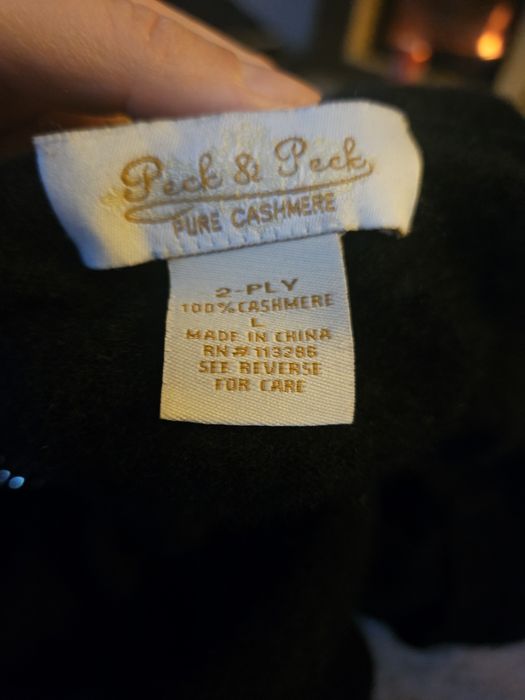Peck&Peck _ sweterek 100 % kaszmir M /L