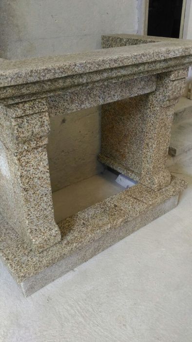 Fogão de sala lareira granito