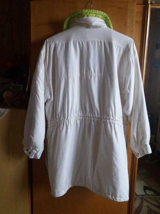 Куртка женская длинная брендовая немецкая 48 - 50 размер белая Elho