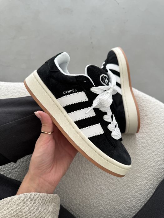 Кросівки Кроссовки Adidas Campus Core Black Чорний Чёрный Кросовки повсякденні