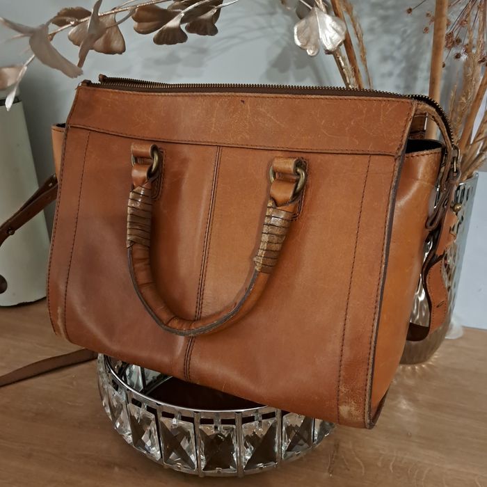 Skórzana torebka Zara