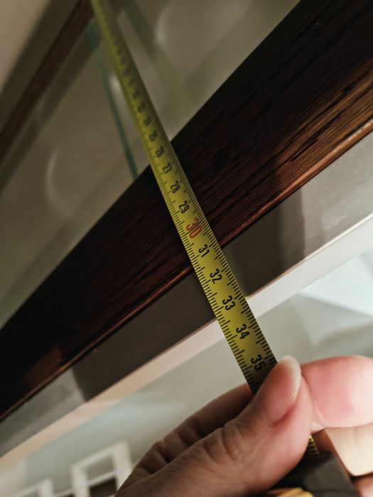 Witryna słupek przeszklona