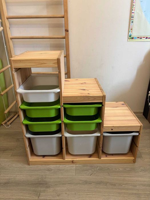 Дерев’яний стелаж для іграшок - IKEA TROFAST ТРУФАСТ