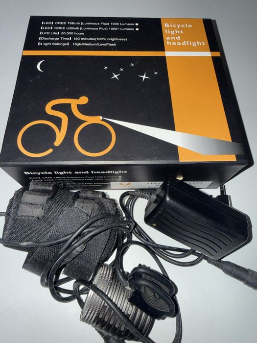 Lanterna de bateria para bicicleta
