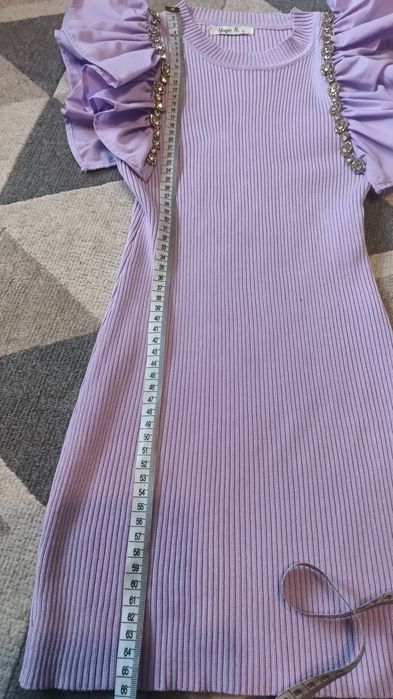 Fioletowa sukienka 128/134