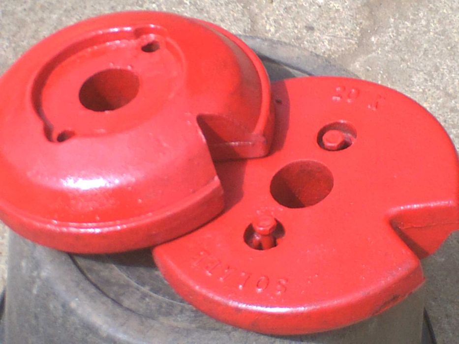 dois pesos para rodas motoenxada motocultivador