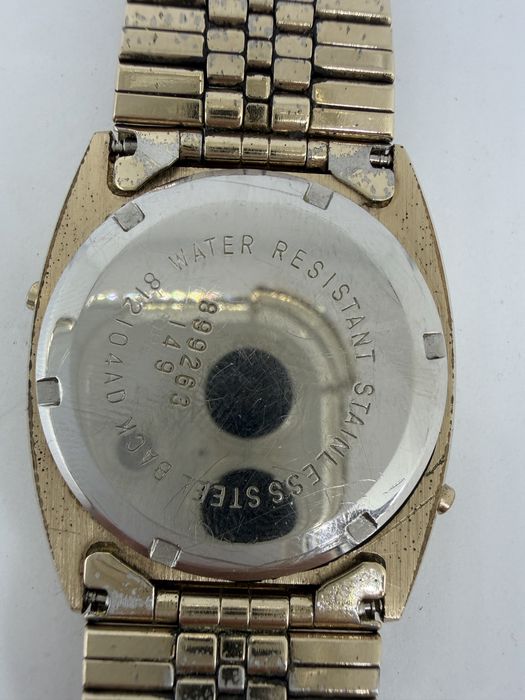 Zegarek męski Dugena LCD Quartz Japan vintage uszkodzony
