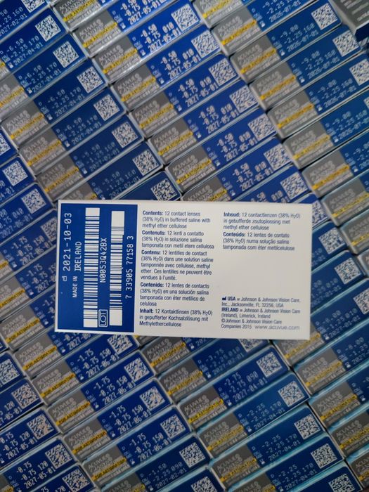 Soczewki Acuvue Oasys 12 Lenses (-11.00)(-9.00)