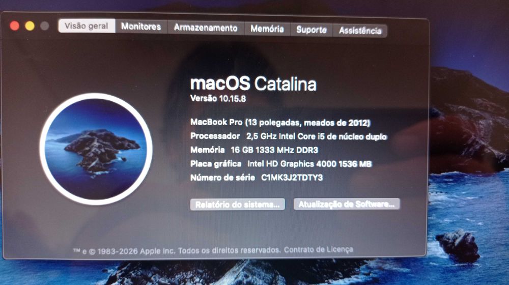 Macbook Pro Meados de 2012