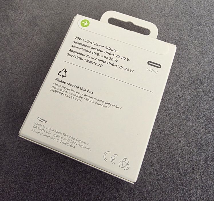 Apple USB-C 20W Power Adapter nowy zaplombowany