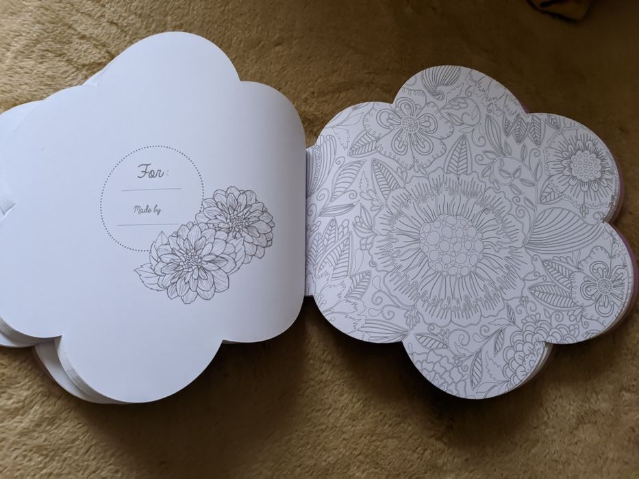 Большая Раскраска антистресс Цветы