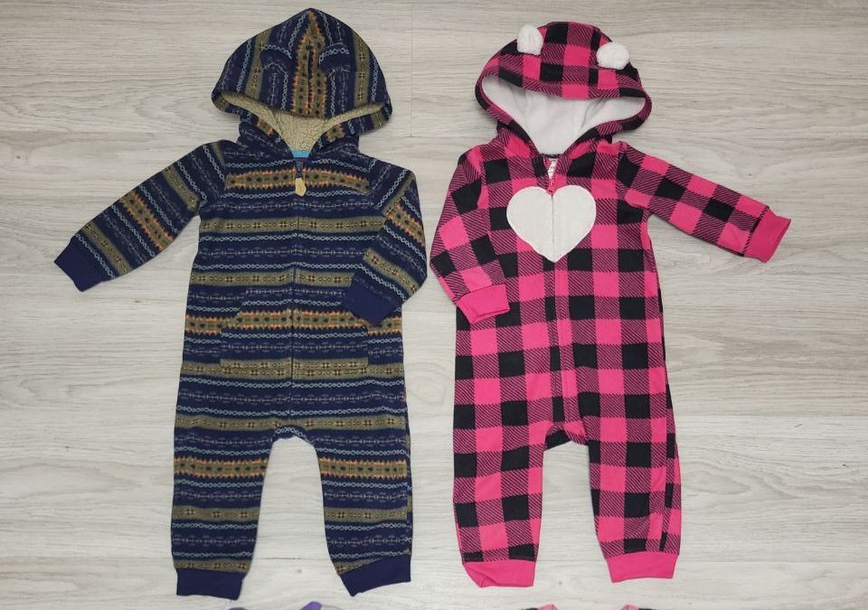 Флісові ромпери Carters, Primark,Next для дівчинки 24,36 міс