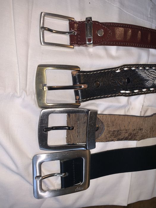 Мужские кожаные ремни. Hugo boss.Oliver.