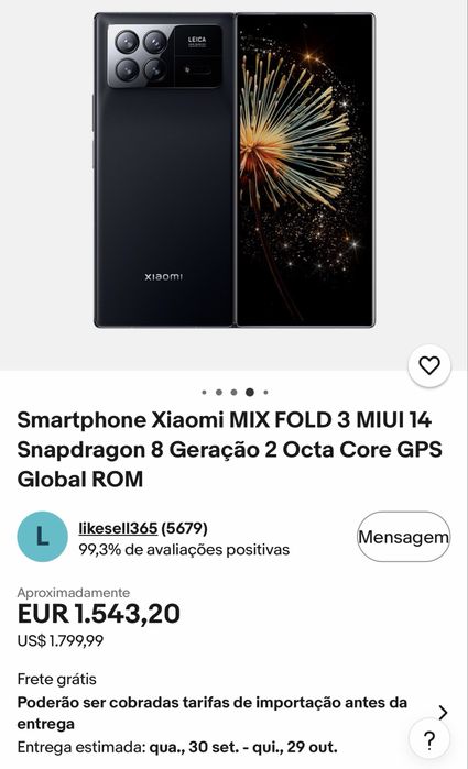 Xiaomi Smartphone Xiaomi MIX FOLD 3